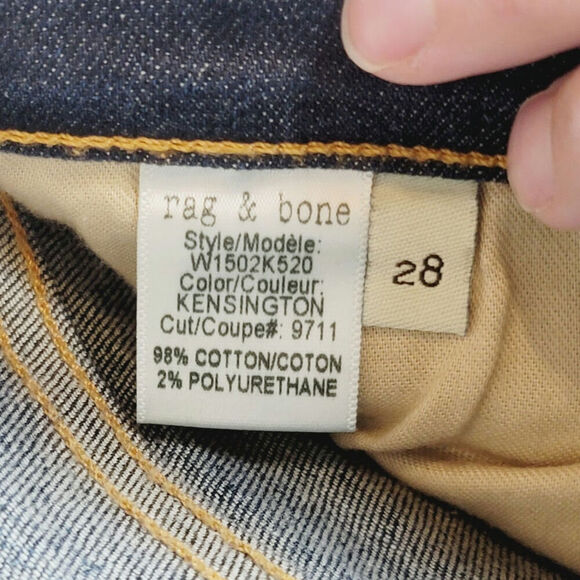 Rag & Bone Skinny Jeans in Kensington, sz 28 - Picture 9 of 16